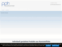 Tablet Screenshot of pph-kunststofftechnik.de